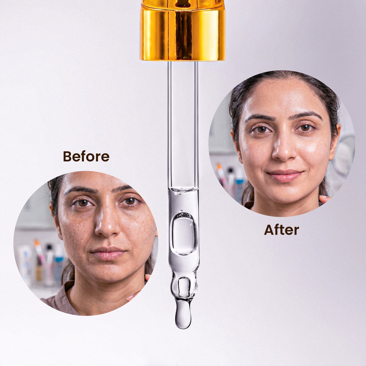 BIO ONE VITAMIN C SERUM BEFORE AFTER