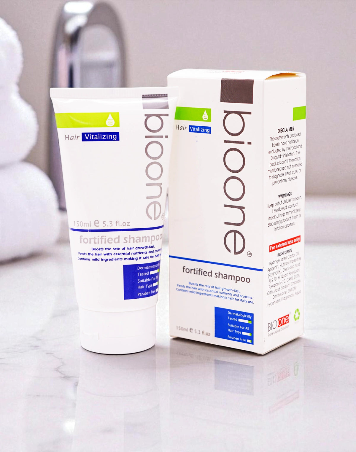 Bio one fortified shampoo for home page slider