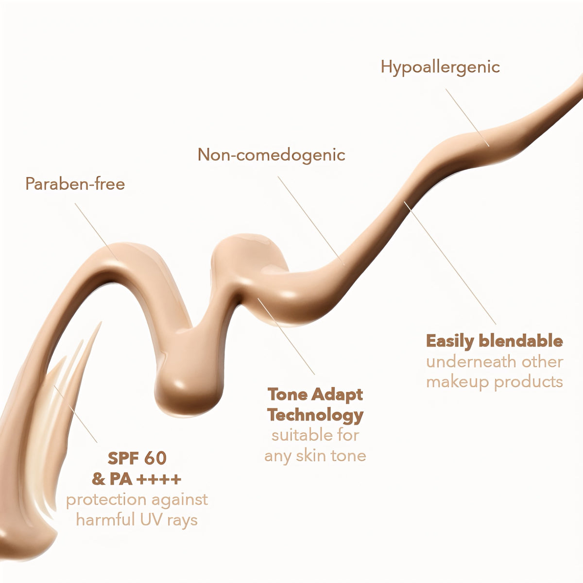 Beauwell Tinted Sunscreen benefits