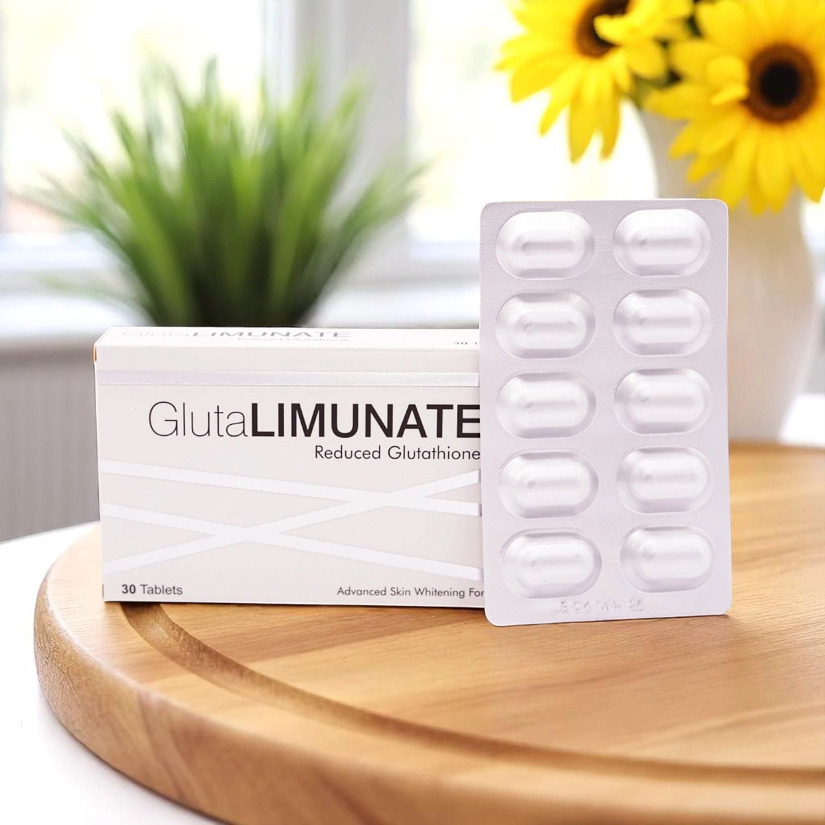 GlutaLimunate Tablets with box