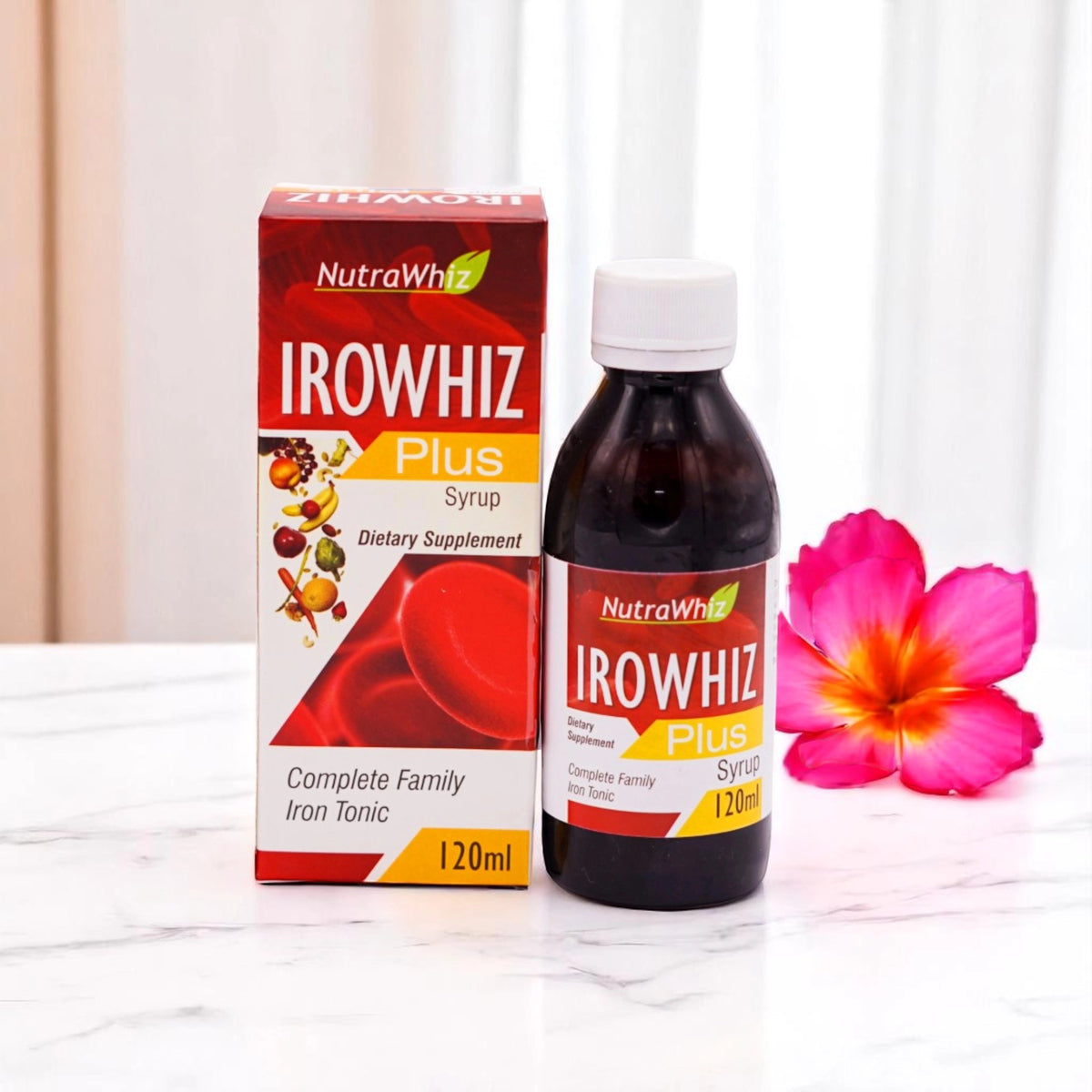 IroWhiz Cough Syrup with box