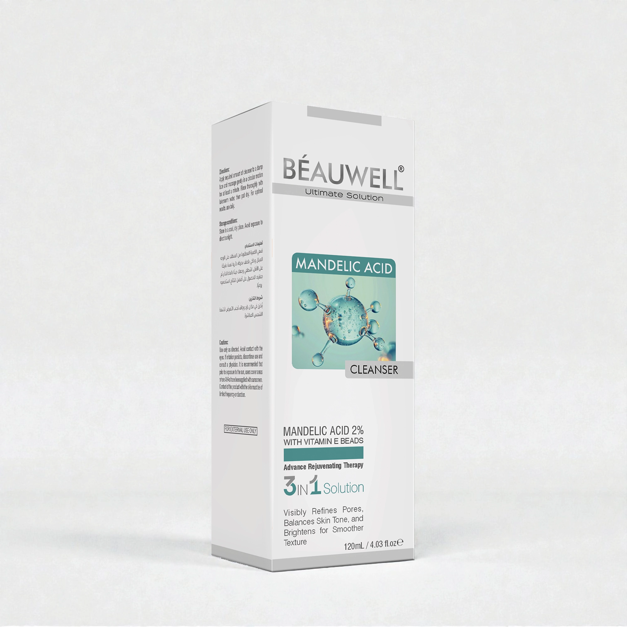 Beauwell Mendelic Cleanser box